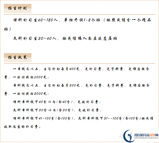 2022年涼山州越西中學(xué)高三招收復(fù)讀生嗎？
