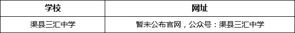 達(dá)州市渠縣三匯中學(xué)網(wǎng)址是什么？