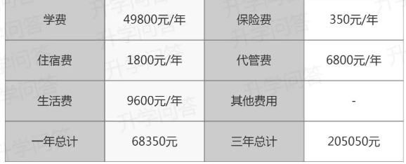 成都市金牛區(qū)實(shí)外高級中學(xué)擇校費(fèi)多少？