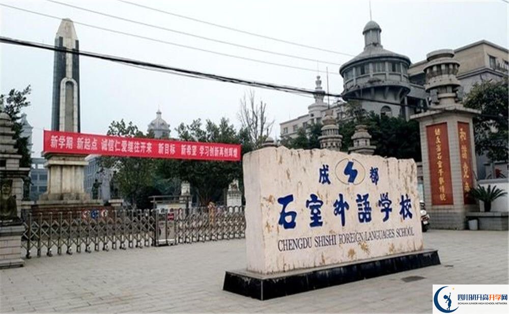 近幾年成都石室外國語學(xué)校高中錄取的分數(shù)線是多少分？
