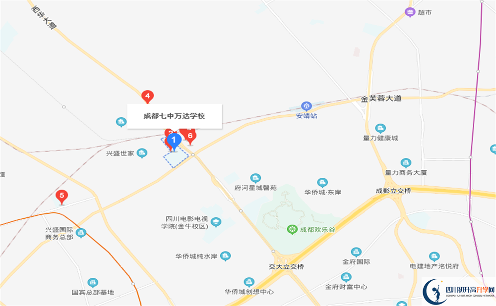 成都七中萬達(dá)校區(qū)地址在哪里？
