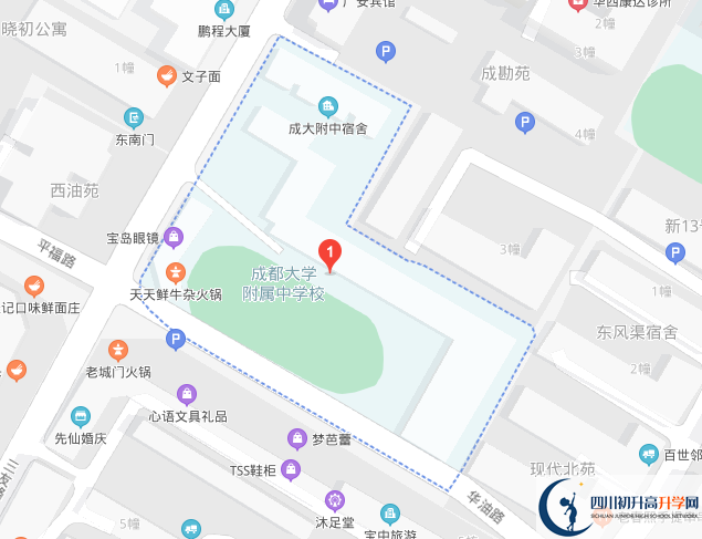 成都大學附中地址在哪里？