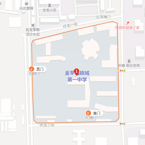 金蘋果錦城第一中學2020年地址在什么地方？