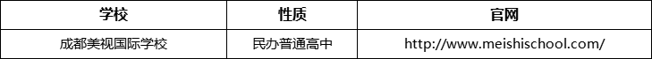 成都市成都美視國際學(xué)校官網(wǎng)、網(wǎng)址、官方網(wǎng)站