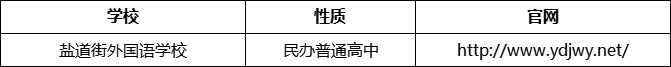 成都市鹽道街外國(guó)語(yǔ)學(xué)校官網(wǎng)、網(wǎng)址、官方網(wǎng)站